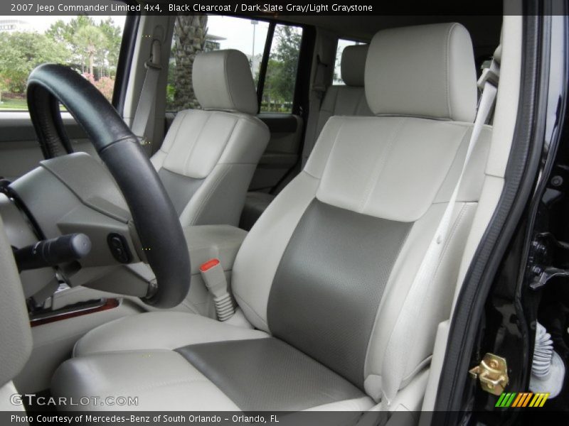 Black Clearcoat / Dark Slate Gray/Light Graystone 2007 Jeep Commander Limited 4x4