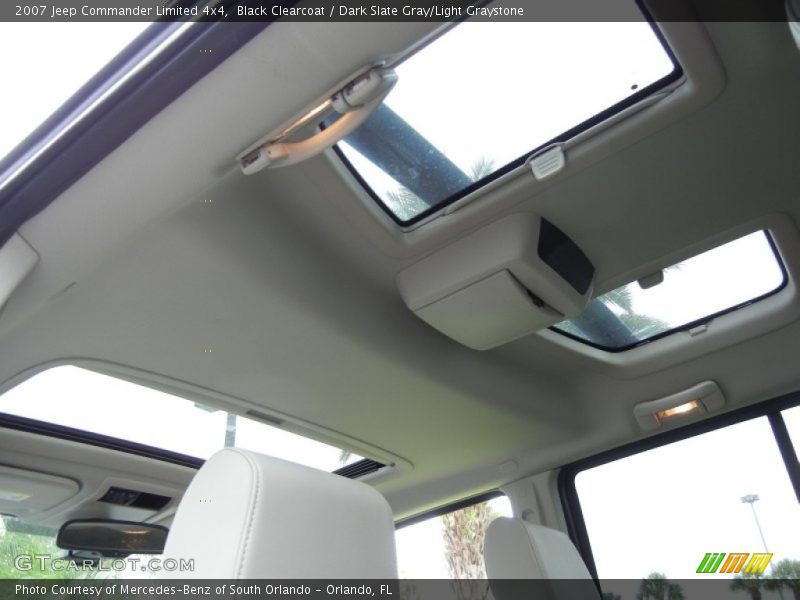 Black Clearcoat / Dark Slate Gray/Light Graystone 2007 Jeep Commander Limited 4x4