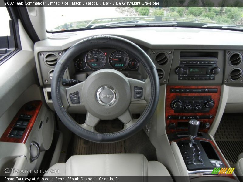 Black Clearcoat / Dark Slate Gray/Light Graystone 2007 Jeep Commander Limited 4x4