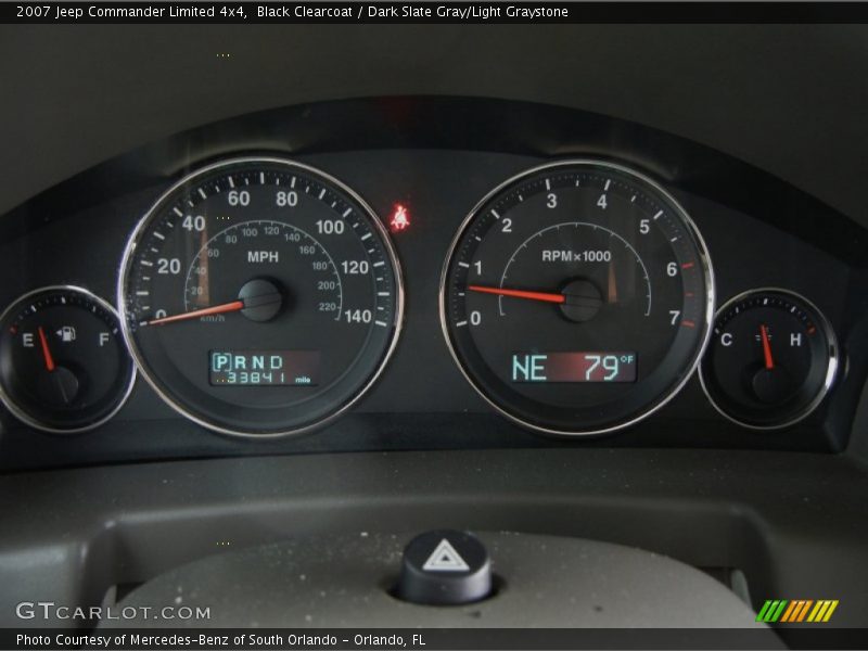 Black Clearcoat / Dark Slate Gray/Light Graystone 2007 Jeep Commander Limited 4x4