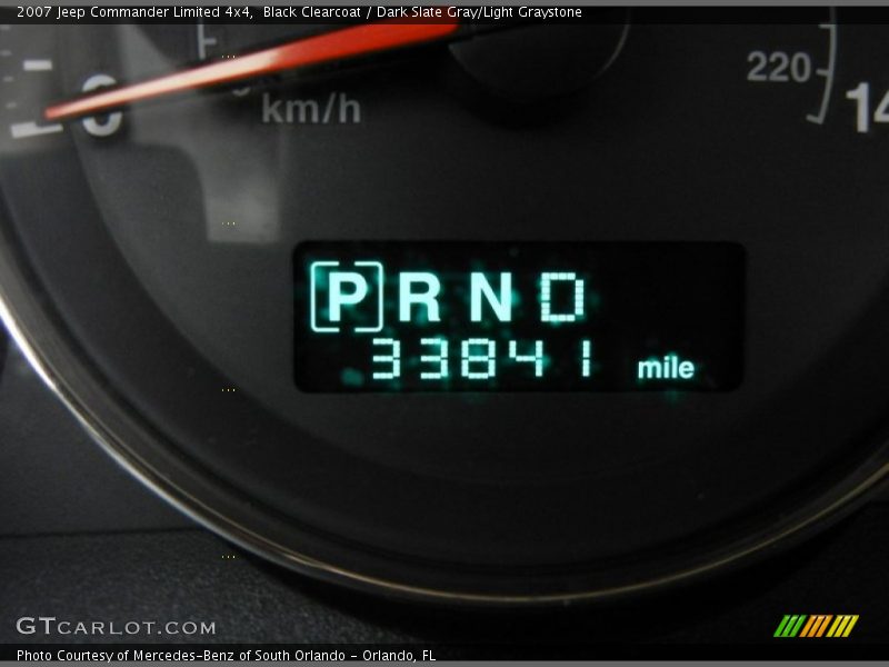 Black Clearcoat / Dark Slate Gray/Light Graystone 2007 Jeep Commander Limited 4x4