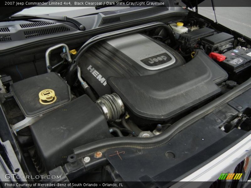 Black Clearcoat / Dark Slate Gray/Light Graystone 2007 Jeep Commander Limited 4x4