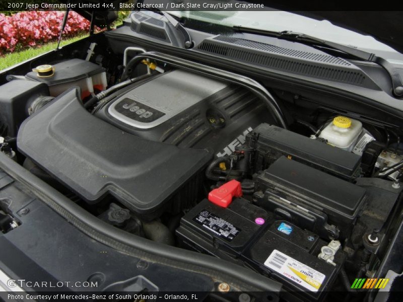 Black Clearcoat / Dark Slate Gray/Light Graystone 2007 Jeep Commander Limited 4x4