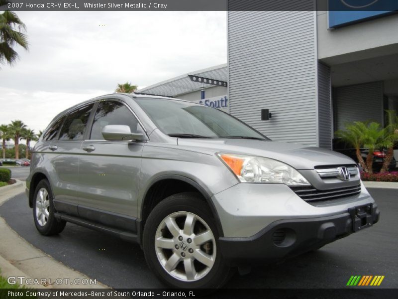 Whistler Silver Metallic / Gray 2007 Honda CR-V EX-L
