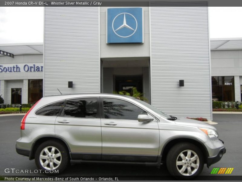 Whistler Silver Metallic / Gray 2007 Honda CR-V EX-L