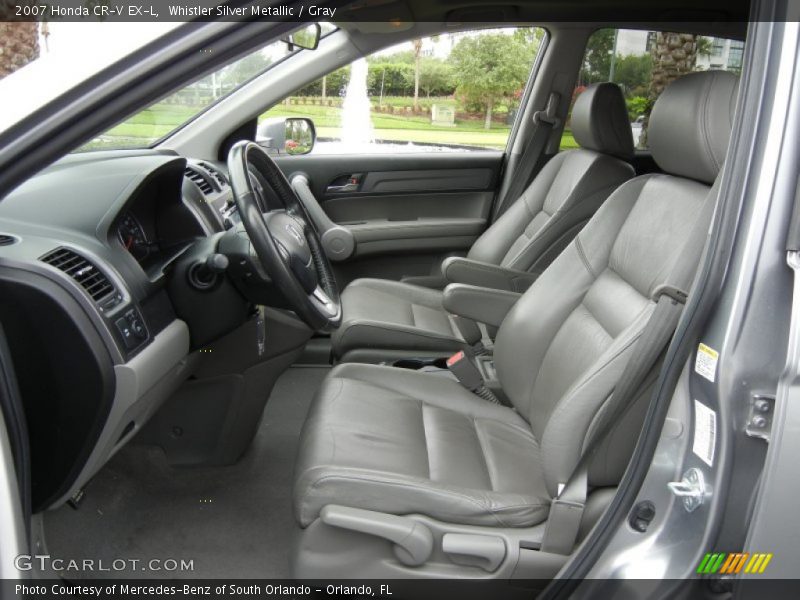 Whistler Silver Metallic / Gray 2007 Honda CR-V EX-L