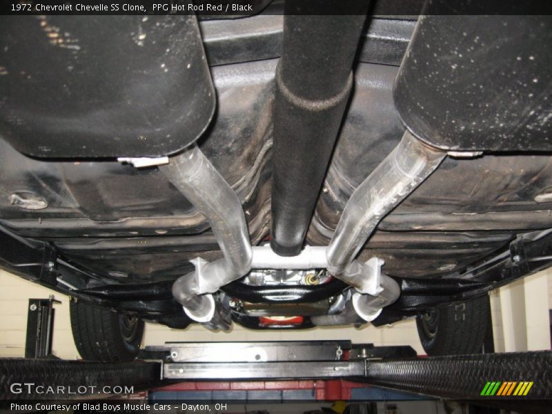 Exhaust of 1972 Chevelle SS Clone