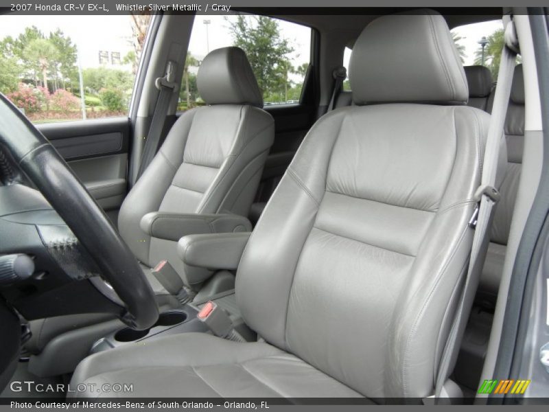 Whistler Silver Metallic / Gray 2007 Honda CR-V EX-L