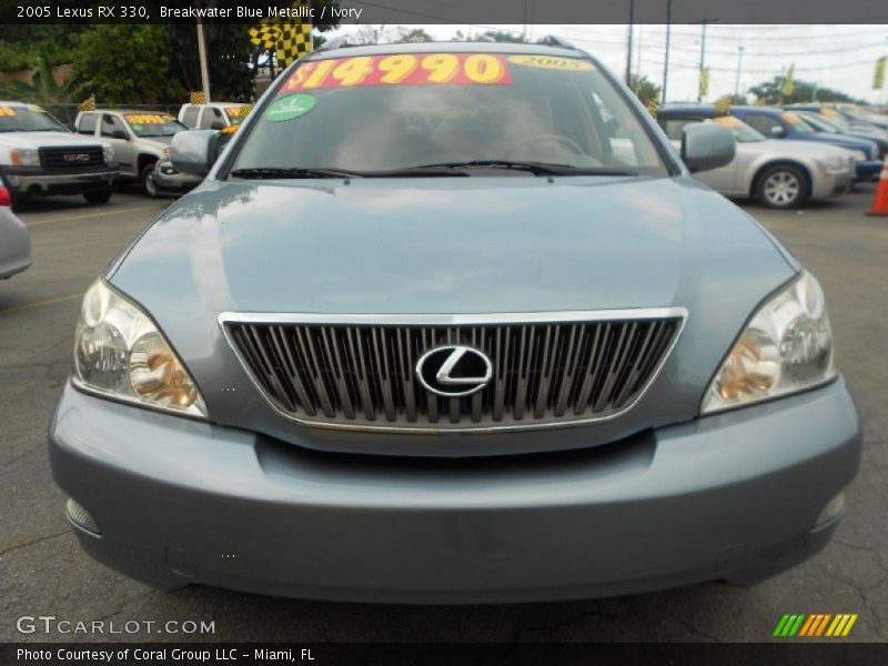 Breakwater Blue Metallic / Ivory 2005 Lexus RX 330