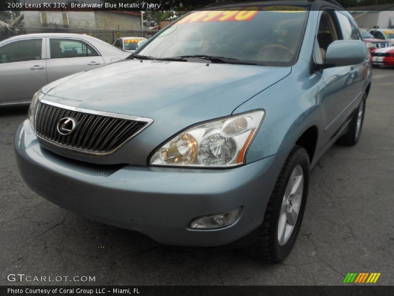 Breakwater Blue Metallic / Ivory 2005 Lexus RX 330
