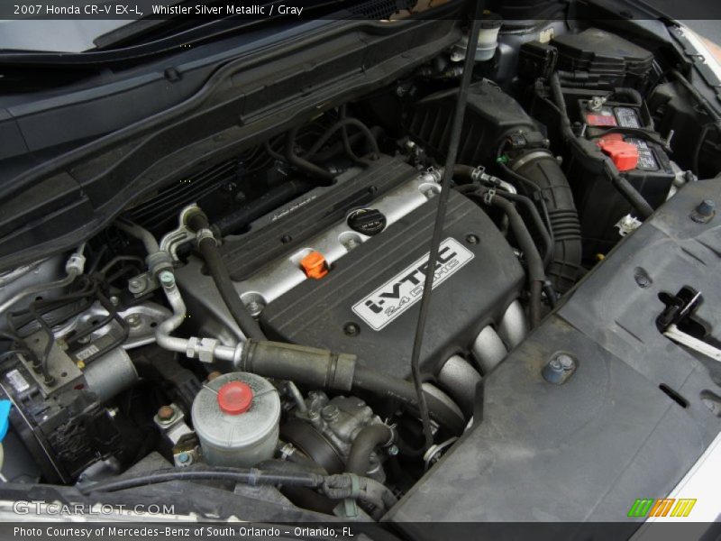 Whistler Silver Metallic / Gray 2007 Honda CR-V EX-L