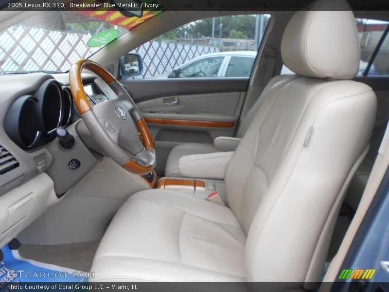 Breakwater Blue Metallic / Ivory 2005 Lexus RX 330