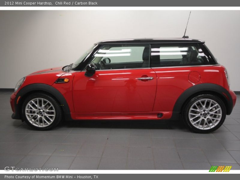 Chili Red / Carbon Black 2012 Mini Cooper Hardtop