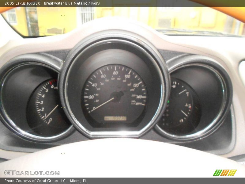 Breakwater Blue Metallic / Ivory 2005 Lexus RX 330