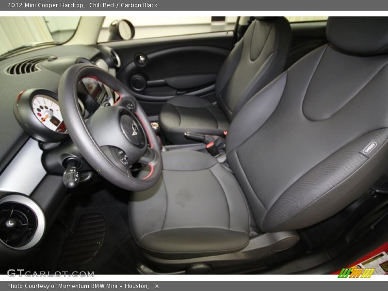 Chili Red / Carbon Black 2012 Mini Cooper Hardtop
