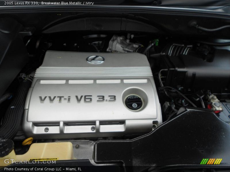 Breakwater Blue Metallic / Ivory 2005 Lexus RX 330