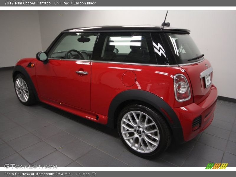 Chili Red / Carbon Black 2012 Mini Cooper Hardtop