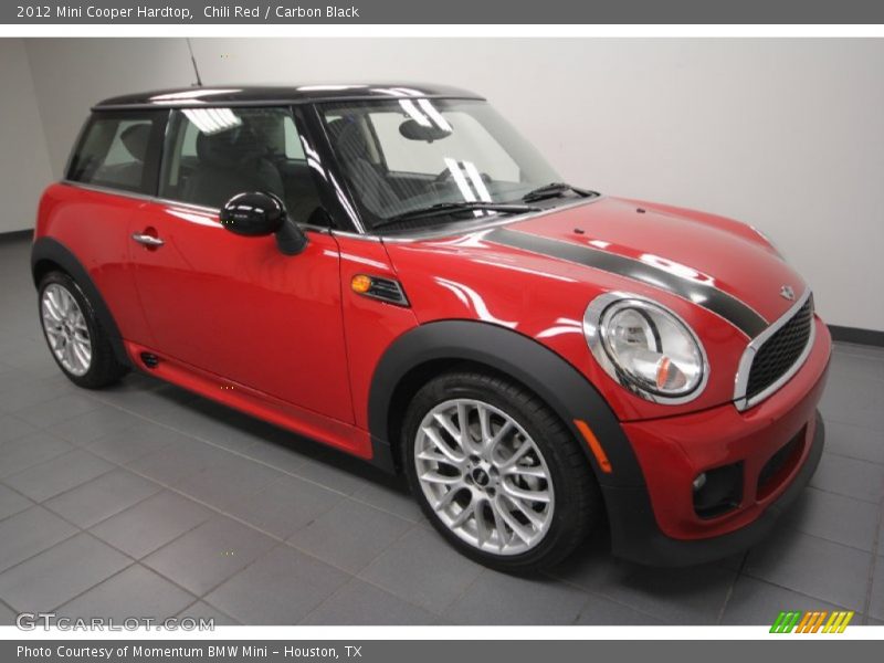 Chili Red / Carbon Black 2012 Mini Cooper Hardtop