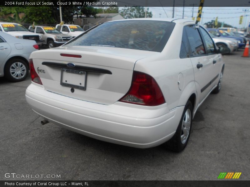 Cloud 9 White / Medium Graphite 2004 Ford Focus LX Sedan