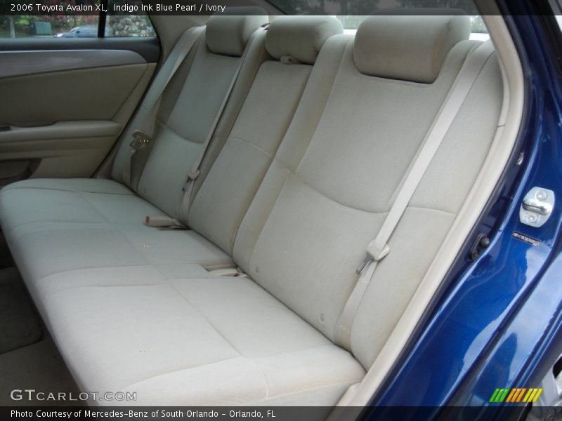 Rear Seat of 2006 Avalon XL