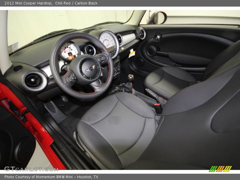 Chili Red / Carbon Black 2012 Mini Cooper Hardtop