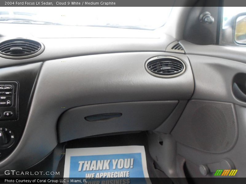 Cloud 9 White / Medium Graphite 2004 Ford Focus LX Sedan