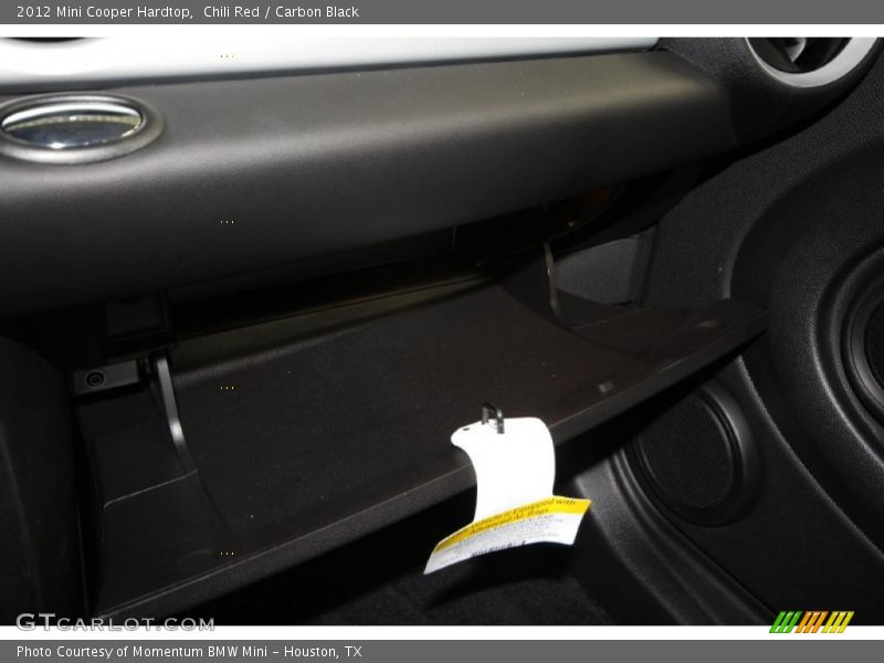 Chili Red / Carbon Black 2012 Mini Cooper Hardtop