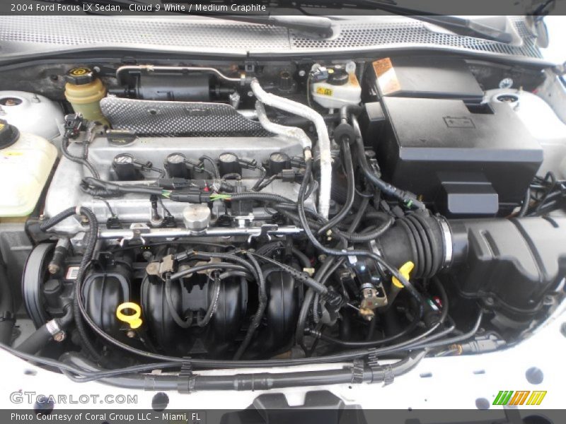 Cloud 9 White / Medium Graphite 2004 Ford Focus LX Sedan