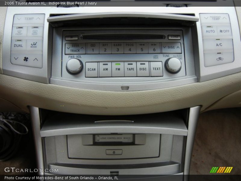 Controls of 2006 Avalon XL