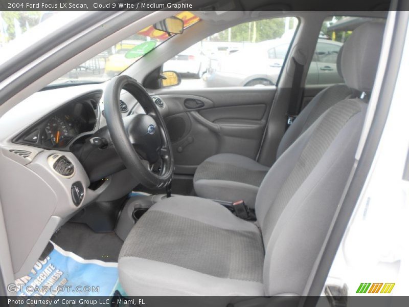 Cloud 9 White / Medium Graphite 2004 Ford Focus LX Sedan