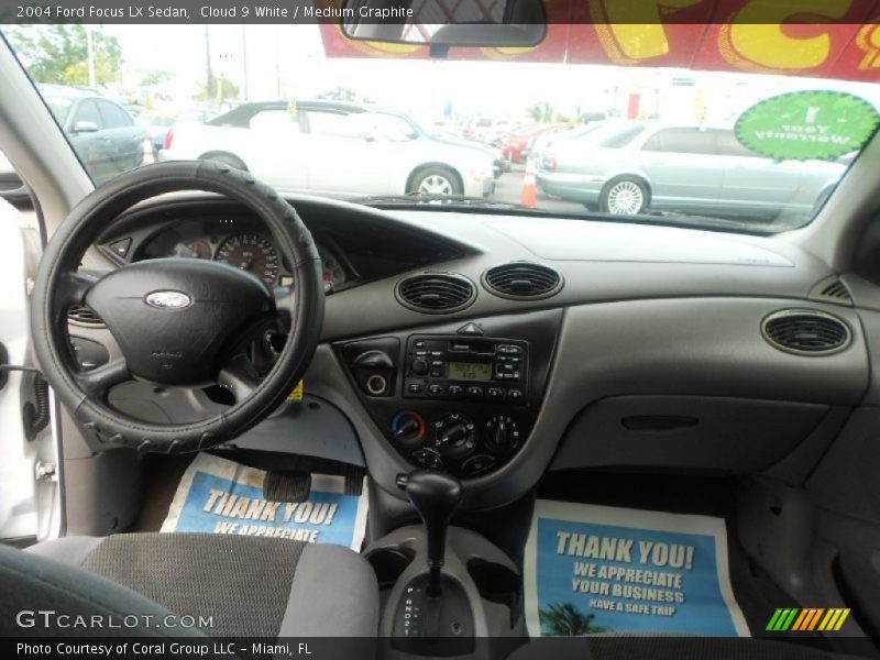 Cloud 9 White / Medium Graphite 2004 Ford Focus LX Sedan
