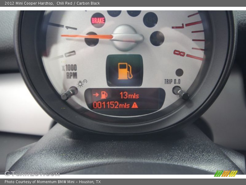 Chili Red / Carbon Black 2012 Mini Cooper Hardtop