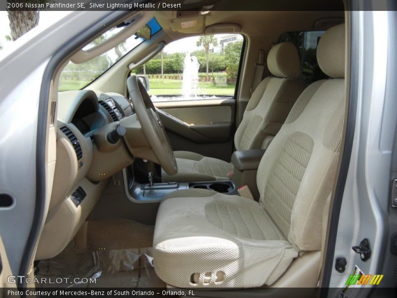 Silver Lightning Metallic / Desert 2006 Nissan Pathfinder SE