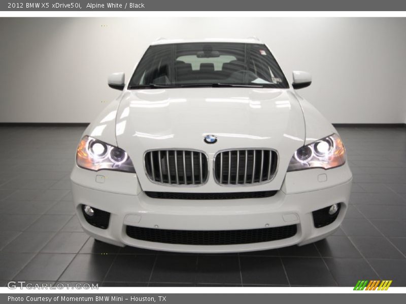 Alpine White / Black 2012 BMW X5 xDrive50i