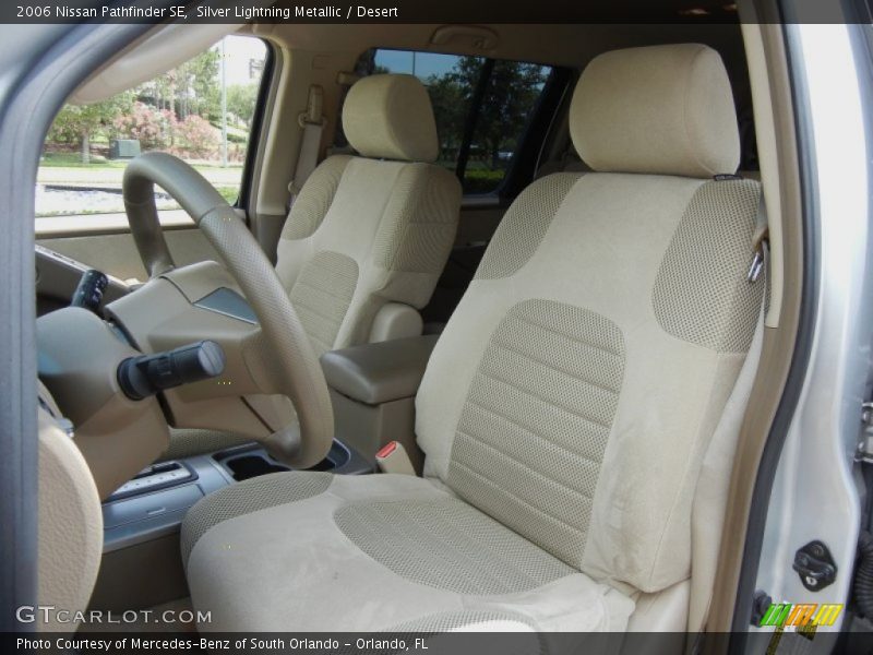 Silver Lightning Metallic / Desert 2006 Nissan Pathfinder SE