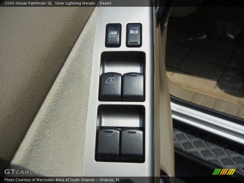 Silver Lightning Metallic / Desert 2006 Nissan Pathfinder SE