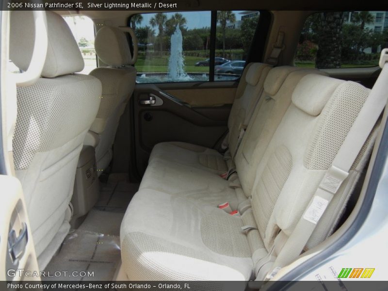 Silver Lightning Metallic / Desert 2006 Nissan Pathfinder SE