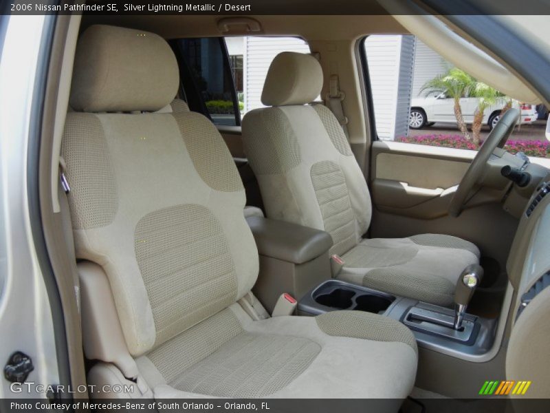 Silver Lightning Metallic / Desert 2006 Nissan Pathfinder SE