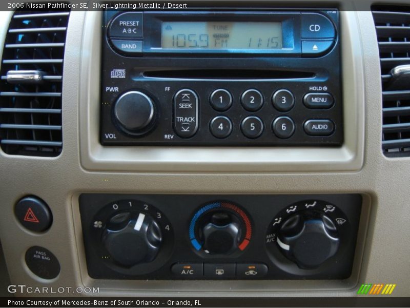 Silver Lightning Metallic / Desert 2006 Nissan Pathfinder SE
