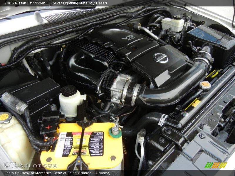 Silver Lightning Metallic / Desert 2006 Nissan Pathfinder SE