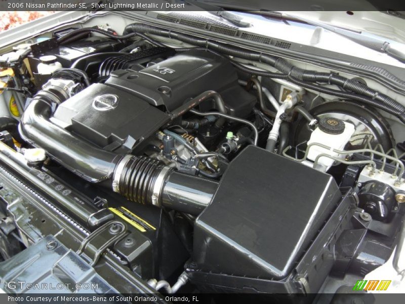Silver Lightning Metallic / Desert 2006 Nissan Pathfinder SE