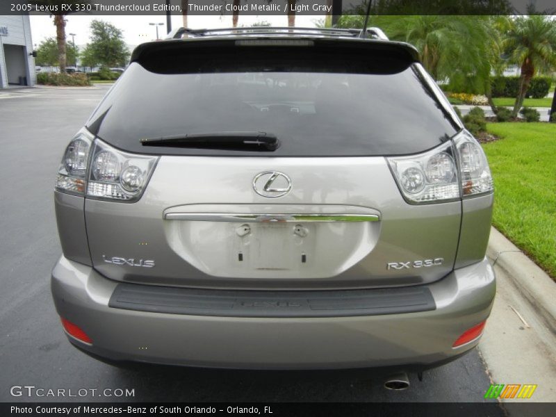 Thunder Cloud Metallic / Light Gray 2005 Lexus RX 330 Thundercloud Edition
