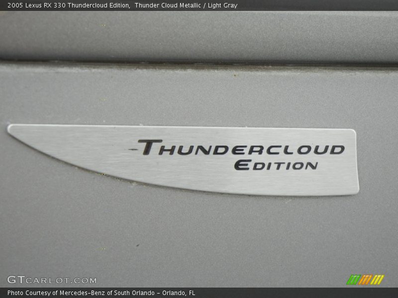  2005 RX 330 Thundercloud Edition Logo