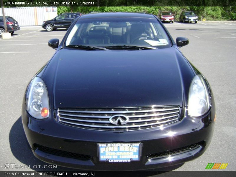 Black Obsidian / Graphite 2004 Infiniti G 35 Coupe