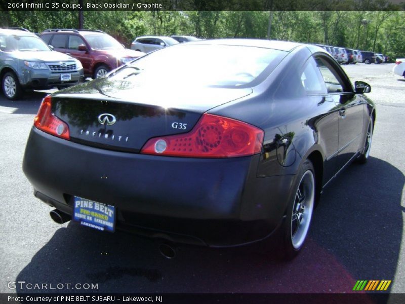 Black Obsidian / Graphite 2004 Infiniti G 35 Coupe
