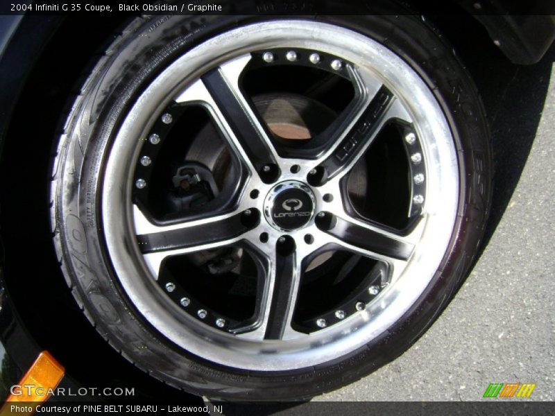 Black Obsidian / Graphite 2004 Infiniti G 35 Coupe