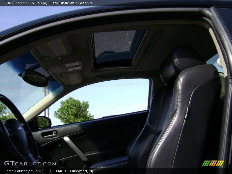 Black Obsidian / Graphite 2004 Infiniti G 35 Coupe