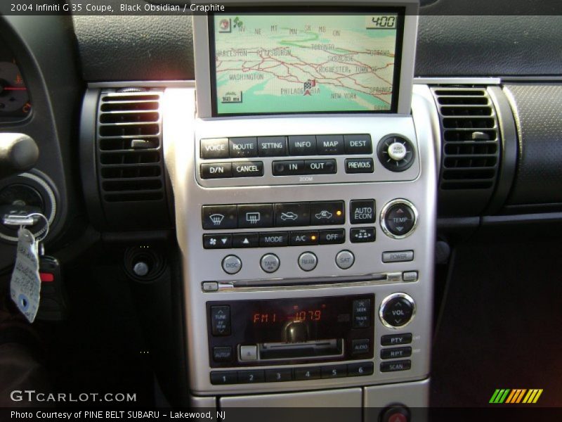 Black Obsidian / Graphite 2004 Infiniti G 35 Coupe