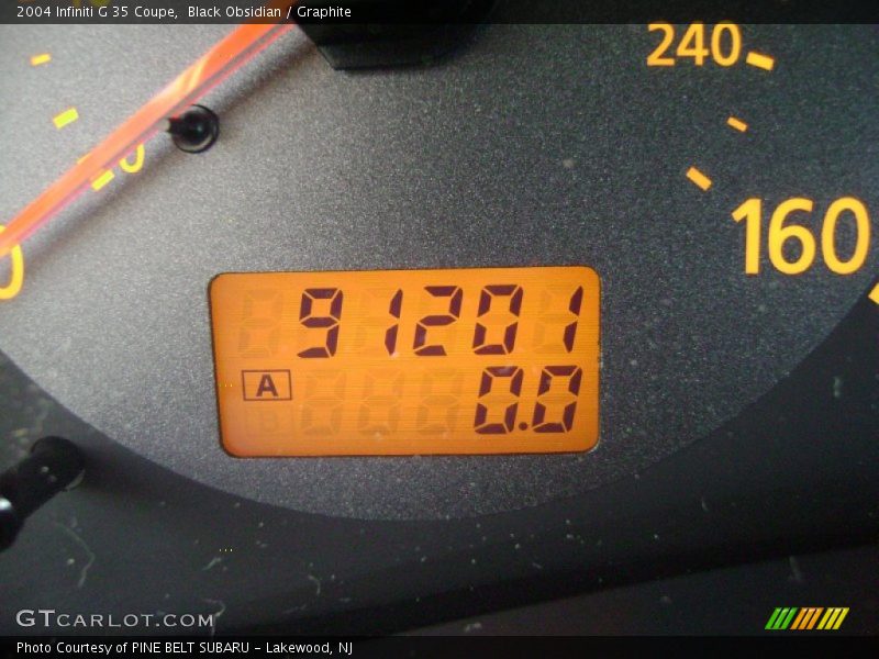 Black Obsidian / Graphite 2004 Infiniti G 35 Coupe