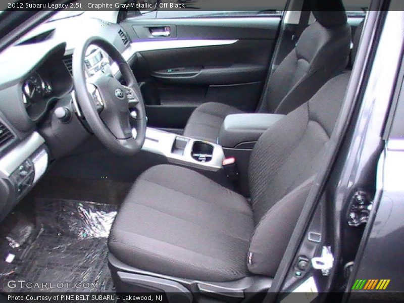 Graphite Gray Metallic / Off Black 2012 Subaru Legacy 2.5i